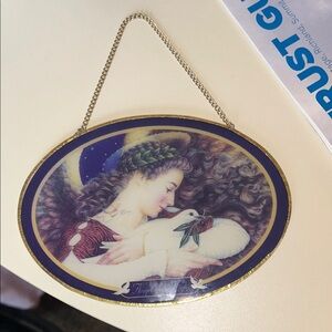 Angel and Dove Hanging Sun catcher